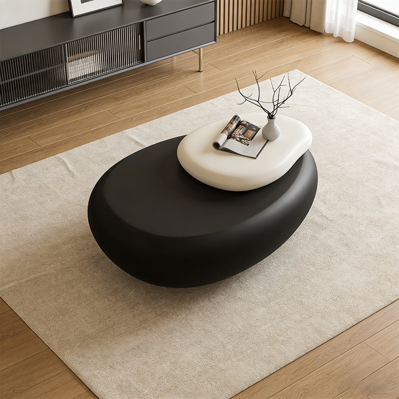 Table basse rotative Modern Goose Pebble