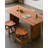 Rectangular Solid Wood Dining Table in Retro Style for Home Use-1774276624