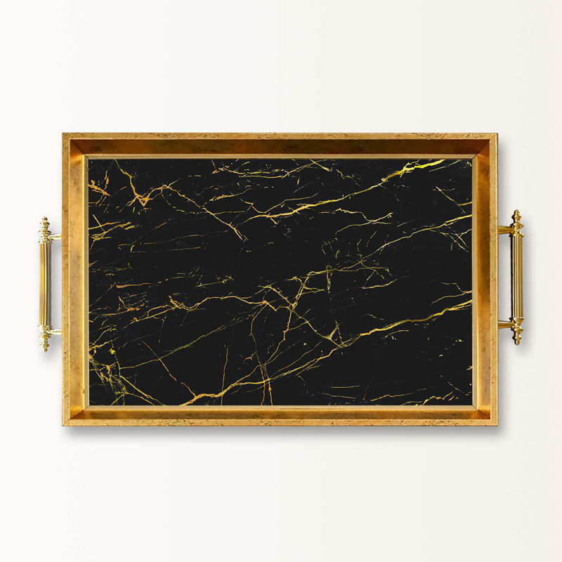 Elegant Glass Serving Tray, 19.7 x 11.4 x 1.4 inches | 100% High-Quality Glass | Perfect for Entertaining & Serving | Stylish and Functional Design for Home & Parties | Durable and Easy to Clean