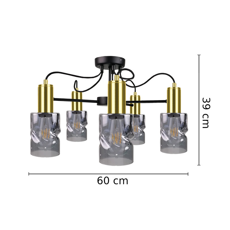 Ochelata 5 - Light Unique/Statement Chandelier