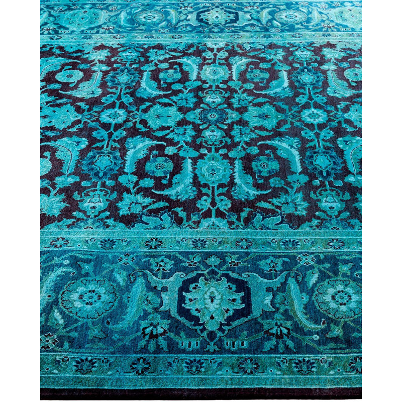Overyed One-of-a-Kind Rectangle 6'2" X 9'3" Hand Knotted Area Rug