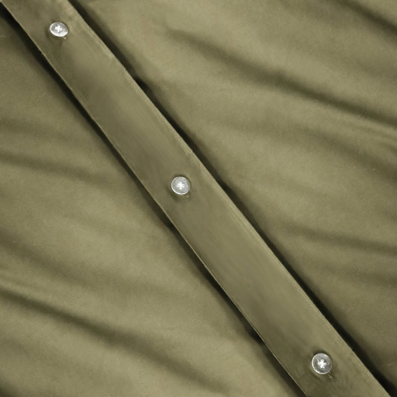 Sage Green Cotton Twin Duvet Cover Set with Sham