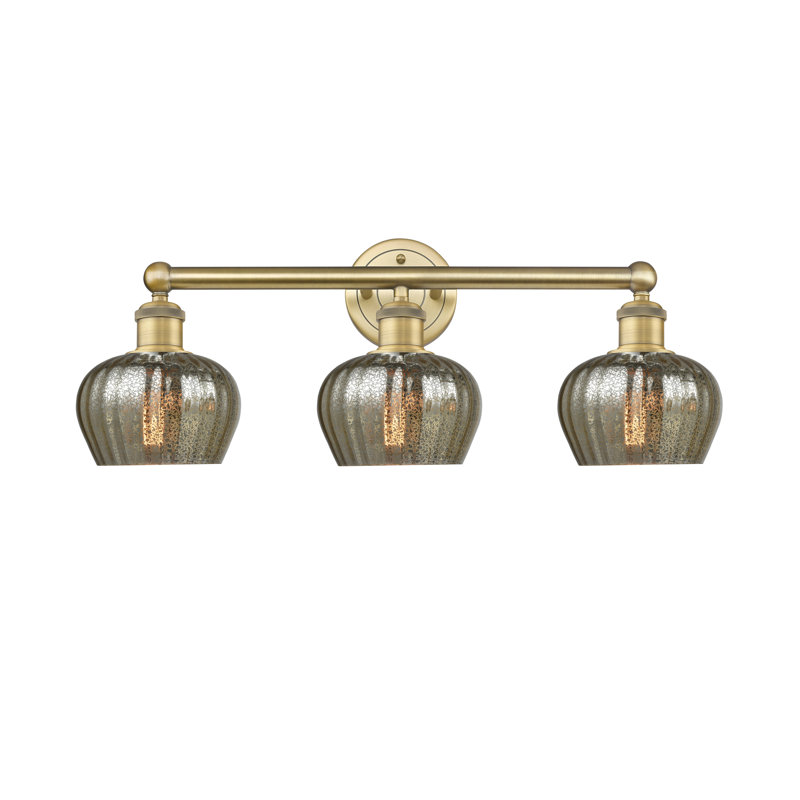 Noille 3 - Light Dimmable Vanity Light, Mercury, Brushed Brass
