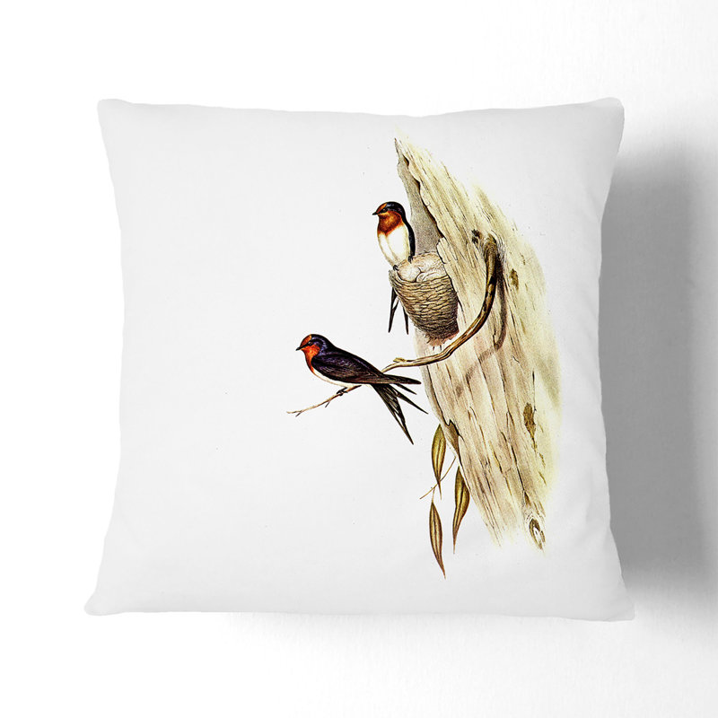 Square Throw Cushion, White, 55cm H x 55cm W x 20cm D