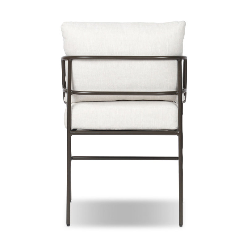 Segovia Outdoor Dining Chair-Catalina Stone, Vergo Cream