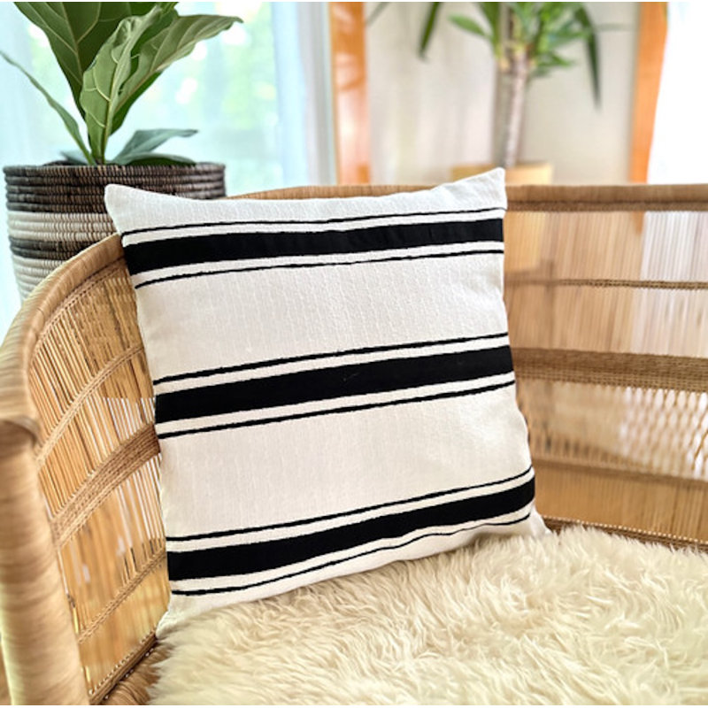 Geometric Cotton Pillow Cover