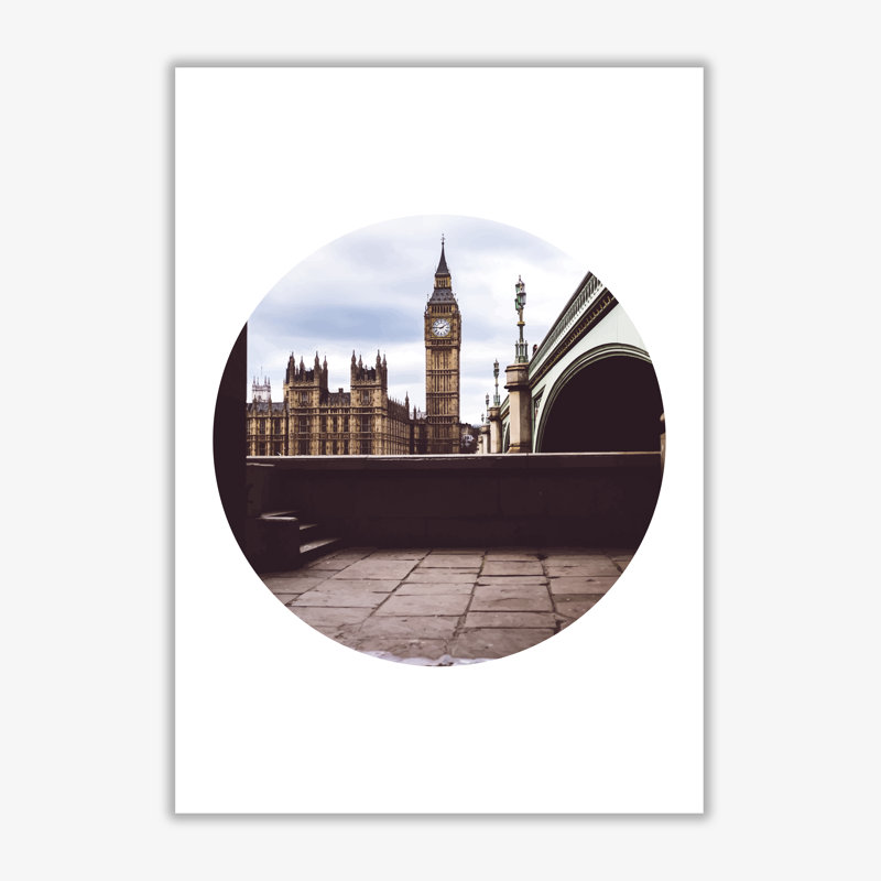 London Big Ben - Print, No Frame, 30 cm H x 21 cm W x 1 cm D