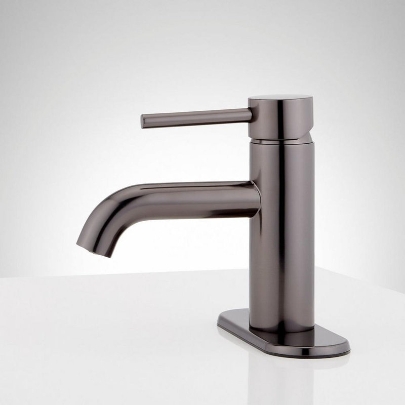 Robinet de salle de bain central Lexia 1,2 GPM, Bronze industriel