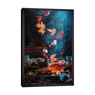 Briar Tea With Autumn Swirl by Dina Belenko - Print on Canvas