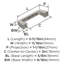 Poignée de meuble Blackrock 76 mm (3 pouces) d'entraxe, en nickel poli-39153356-109024893