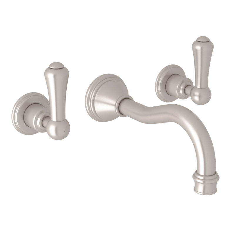 Georgian Era™ Wall Mounted Faucet, Satin Nickel