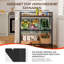 Open Shelving Wine Bottle Rack Black