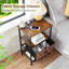 38.9cm W Metal Bedside Table