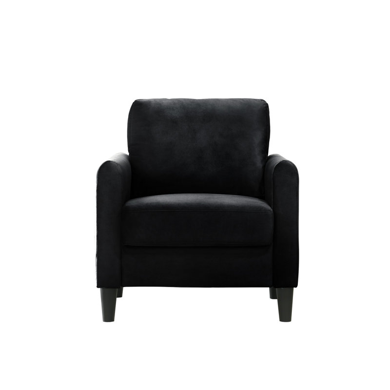 Velvet Armchair, Black Velvet