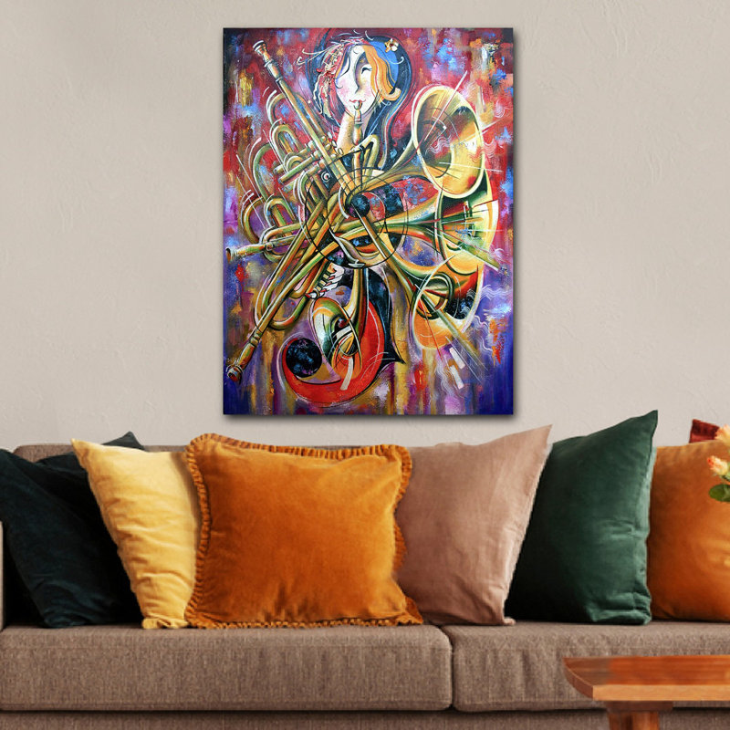 Peinture sur toile tendue