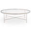 Vienna Large Round Coffee Table - Glass Top-902839563