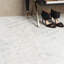 Aspekt Hex Matte White Carrara Mosaic