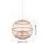 Luminaire suspendu sphère 1 lumière Loggins-913438432