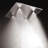 Fontana Erice 2-Way LED Brushed Nickel Rainfall Thermostatic Shower System with Handheld Shower and Handle Bar