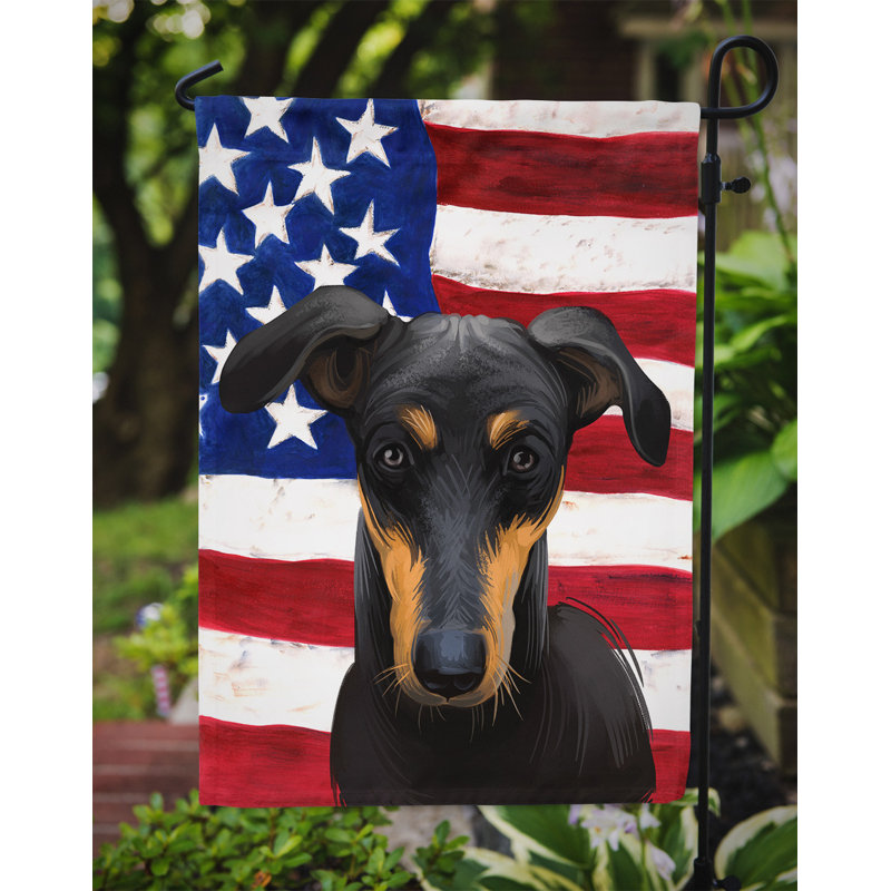 Polyester à 2 côtés 15 x 11 po drapeau de jardin, Kanni
