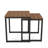 Townsend Square Metal Outdoor Side Table , in. W in. D