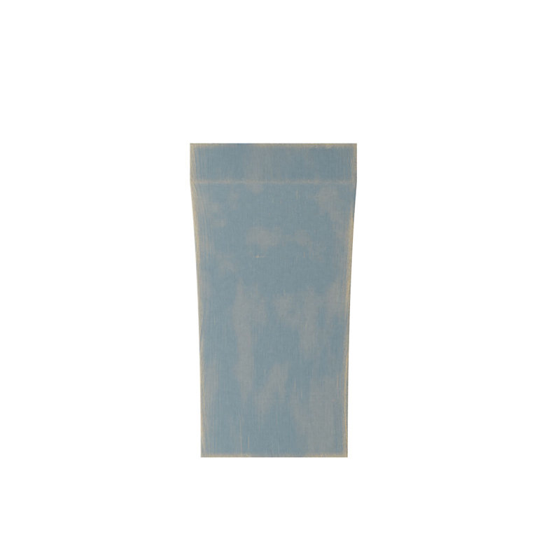 Petit corbeau à motif rétro en bois flotté bleu l 3 po x P 3 1/2 po x H 6 po, H 6 po x l 3 po x P 3,5 po, Bleu bois flotté