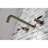 Kingston Brass Kaiser Two-Handle 3-Hole Wall Mount Roman Tub Faucet-45018090