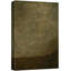 «Earthy Green Abstract Misty Art», reproduction d'art sur toile encadrée-120783651-120783653