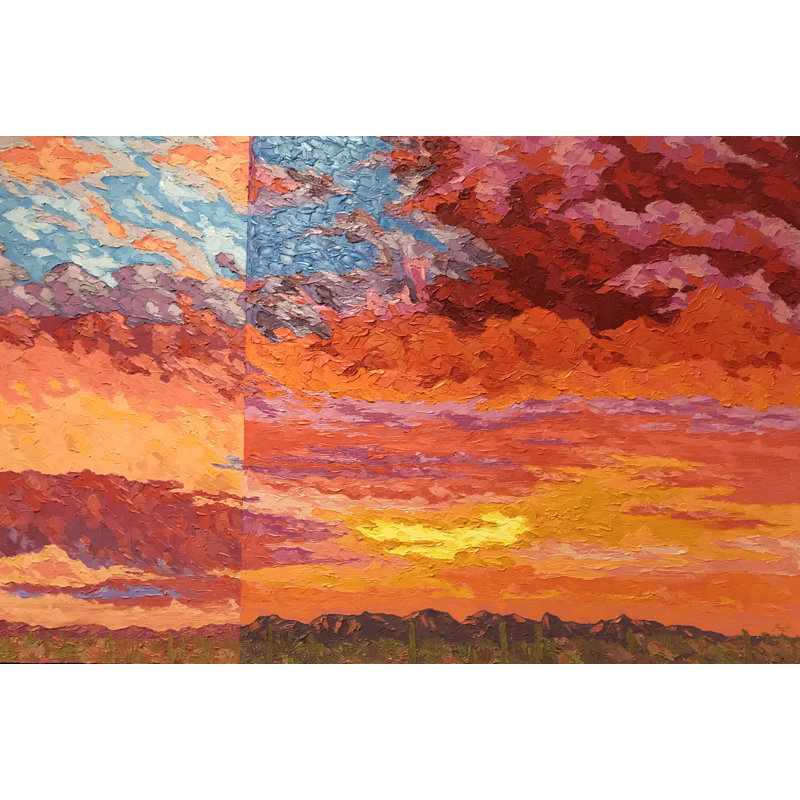 Sunrise Sunset Print by Jeff Ferst, 25.25" H x 31.25" W