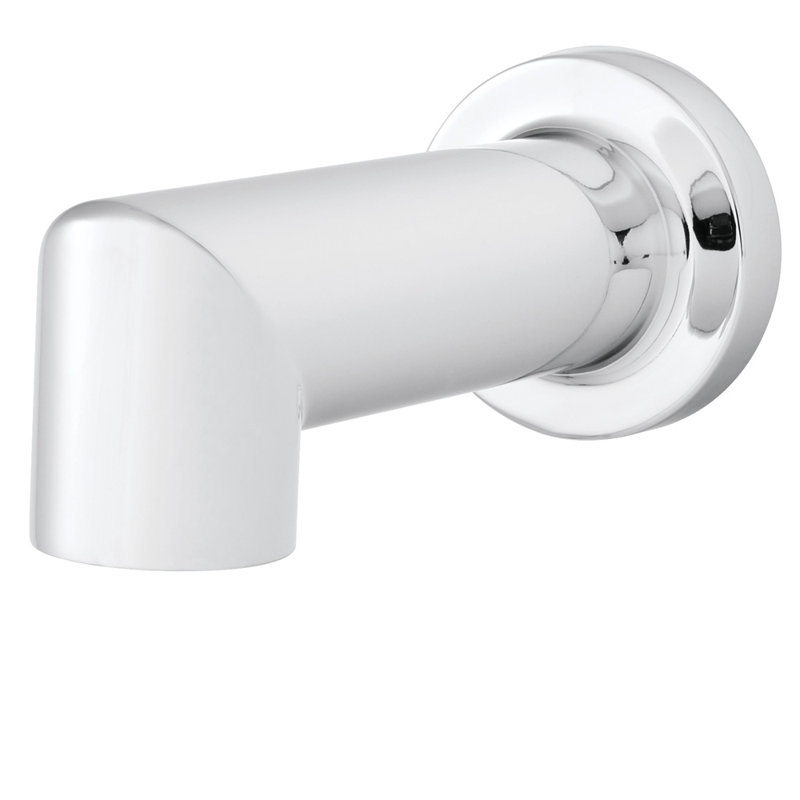 Garniture de robinet de baignoire murale à poignée simple Neo, Chrome poli