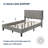 Upholstered Platform Bed with Adjustable Headboard-1563598628-1563598632-1551475404