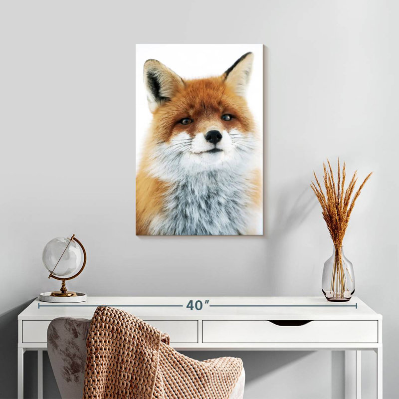 Regard de renard Brampt, H 24 po x l 16 po