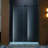 WOODBRIDGE Frameless Single Sliding Shower Door, 56-60" Width x 80"Height with 3/8"(10mm) Clear Tempered Glass-31839315