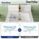20'' x 19'' White Rectangular Vitreous China Wall Mount Bathroom Sink With Overflow