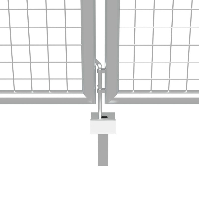 Adaya Silver Metal Gate, 415cm W x 225cm H