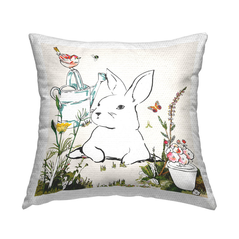 Coussin Curious Bunny Rabbit