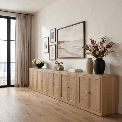 Gerardi Solid Wood And Oak Veneer Sideboard/Buffet
