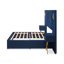 Très grande base de lit en velours / tête de lit à oreilles capitonnée verticale / lit plateforme tapissier / lattes de bois robustes / aucun sommier requis / assemblage facile-551164701-802782708