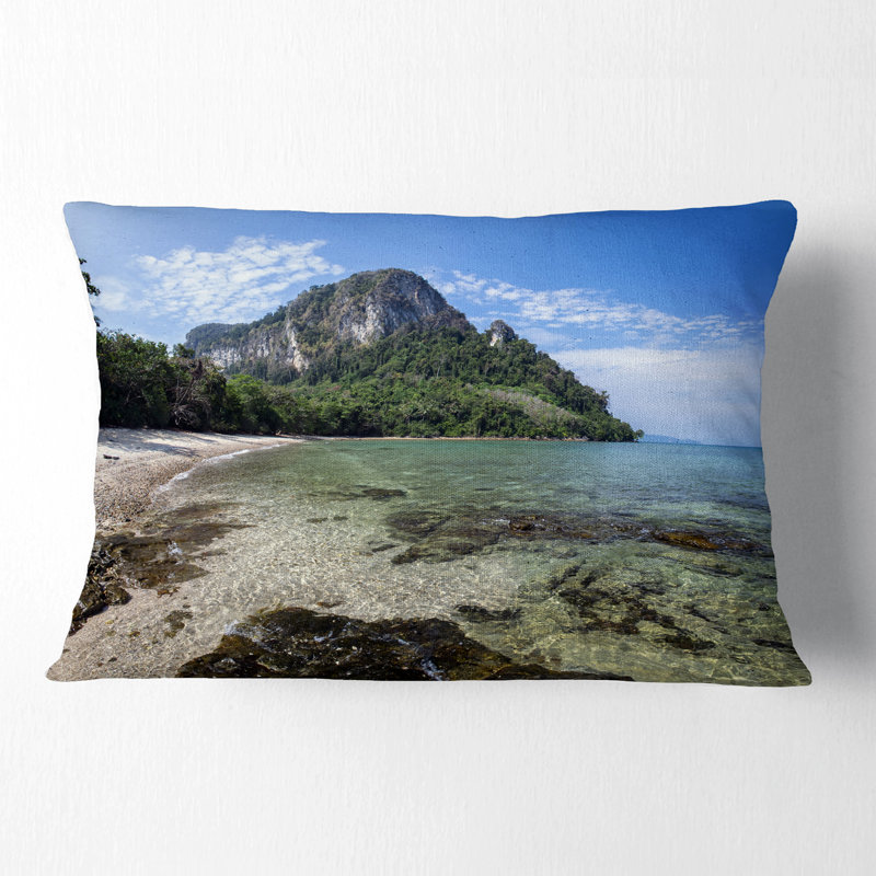 Coussin lombaire à ligne mook coast mer koh