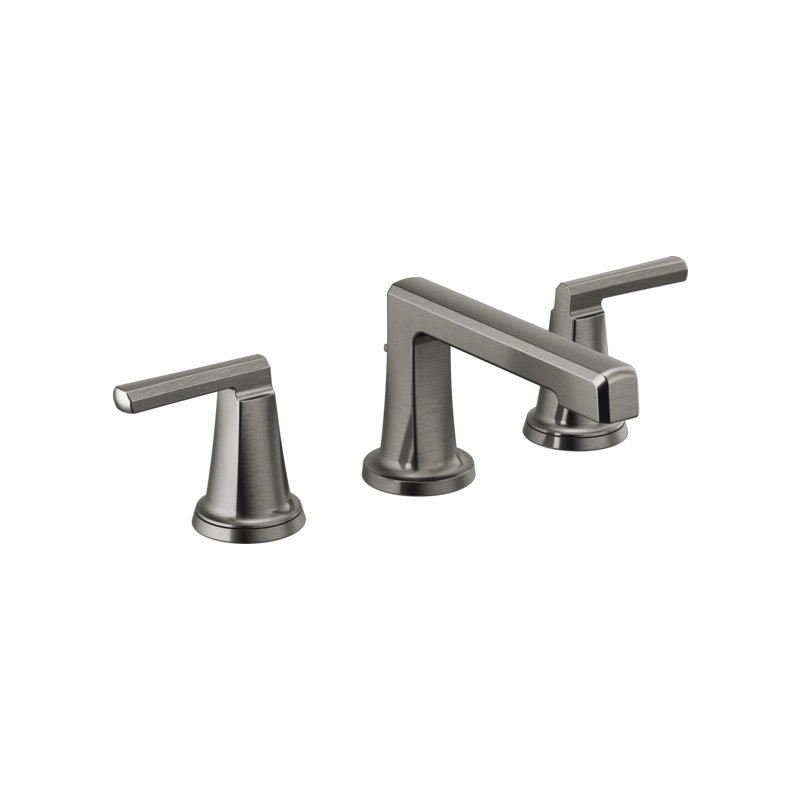 Levoir® Two-Handle Wall Mount Lavatory Faucet, Polished Chrome, Low Lever Handle, 1.5