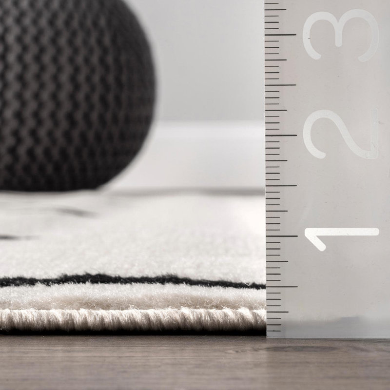 Tapis gris anthracite Lynda, Rectangle 4 pi x 6 pi