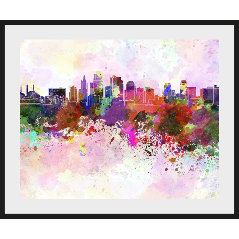 City - Single Picture Frame Print, 50 cm H x 40 cm W