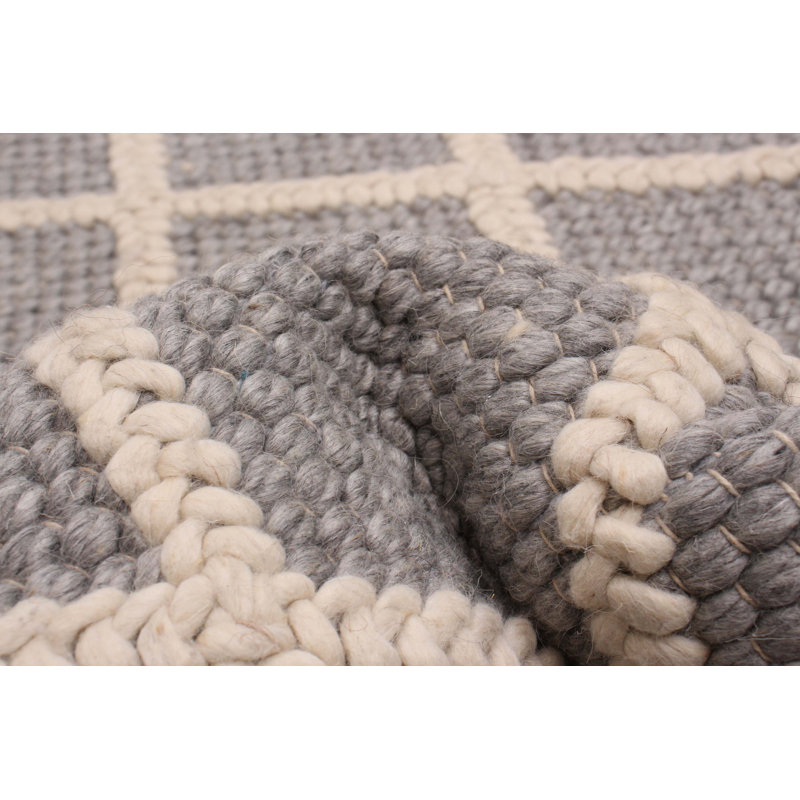 Quadier Wool Geometric Indoor Rug