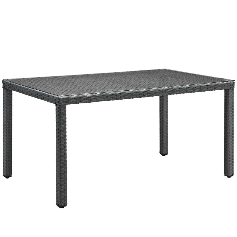 Ensemble repas d'extérieur Sunbrella 7 pièces Stopover, Toile bleu marine Sunbrella®, 29,5" H x 59" lx 39,5" D