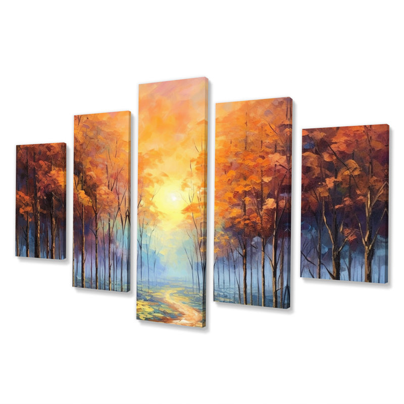 Haiba - Countryside Wall Decor - 5 Panels