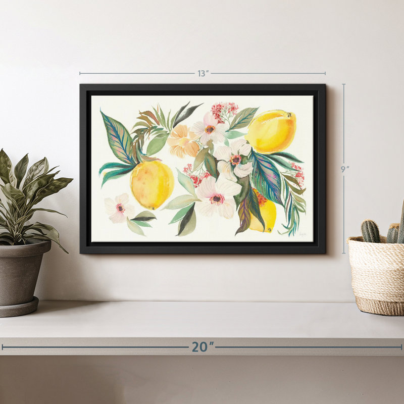 «Anas Citrus Summer I», reproduction sur toile, H 9 po x l 13 po