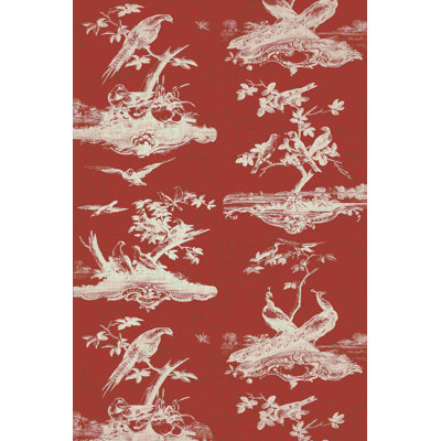 Toile en cramoisi