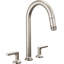 Kintsu® Widespread Pull-Down Faucet With Arc Spout-1553760391-1553760388