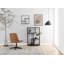 Joliet 114cm H x 77cm W Steel Etagere Bookcase-36420219