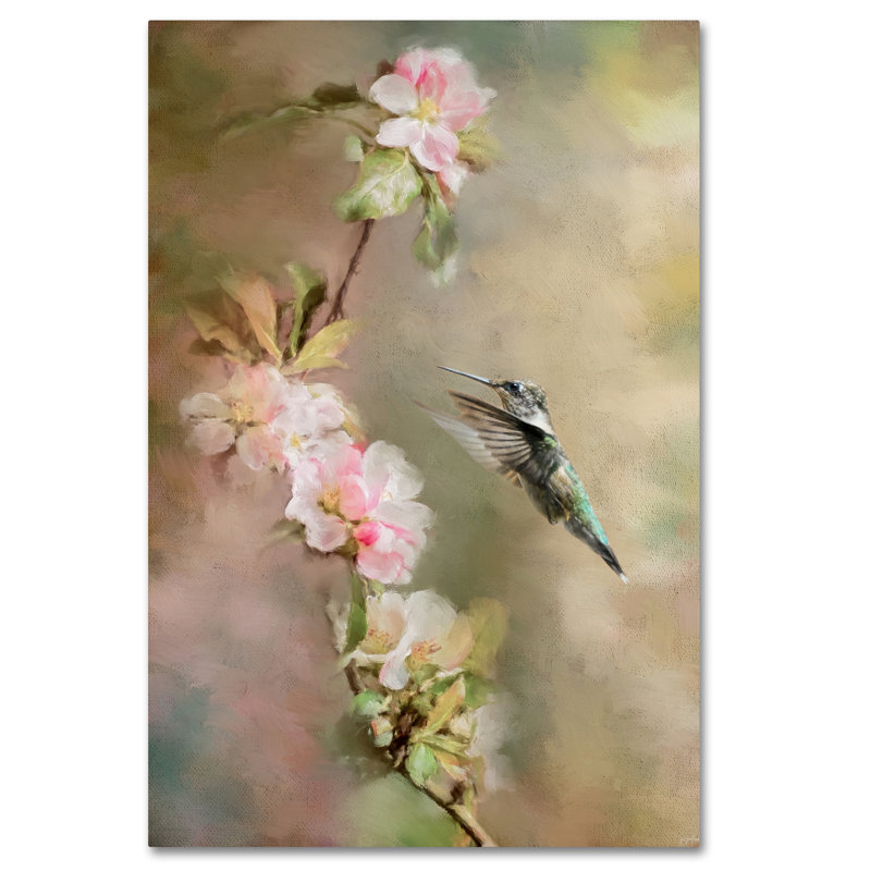 «Seeking Nectar» de Vidur, impression sur toile tendue, H 32 po x l 22 po